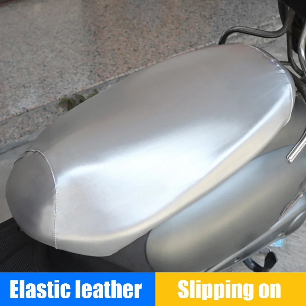 Motorcycle Seat Cover 1Pc 92x55CM Leather Waterproof Dustproof Sunscreen Motorbike Scooter Cushion Seat Cover Protector motorcycle seat covers