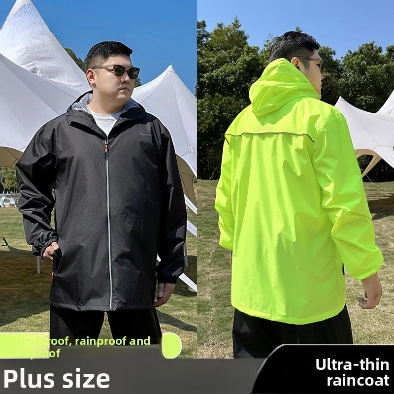 L-6XL 초박형 레인코트 및 레인팬츠, 분리형, 비 오는 날도 걱정없음, 여름 테이크아웃, 하이킹, 비 방지
