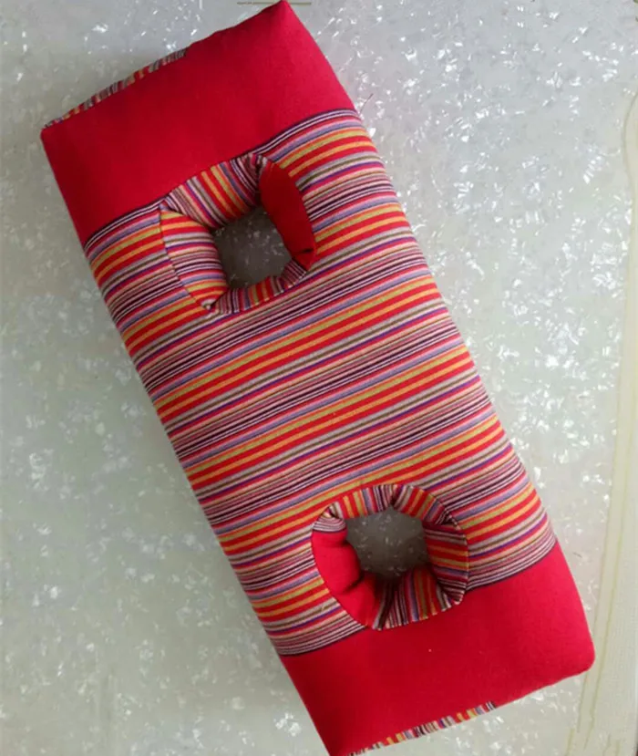 

Two-Hole Ear Pillow Old Coarse Cotton