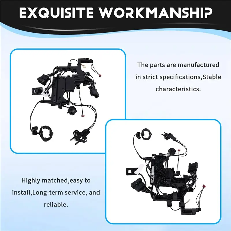 A82M-BMW 5 시리즈 F10 528I 535I 550I 2014-2016 제논 후속 테스트 라인 헤드라이트 배선 하네스 63117440877