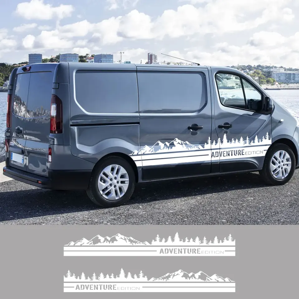 Für Vauxhall Vivaro Aufkleber Seitenstreifen Aufkleber Wohnmobil MK1