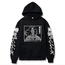 

Hot Anime Hoodies Tokyo Revengers Baji Keisuke Printed Sweatshirt Hoodie Men/Women Long Sleeve Oversized Hip Hop Streetwear Tops