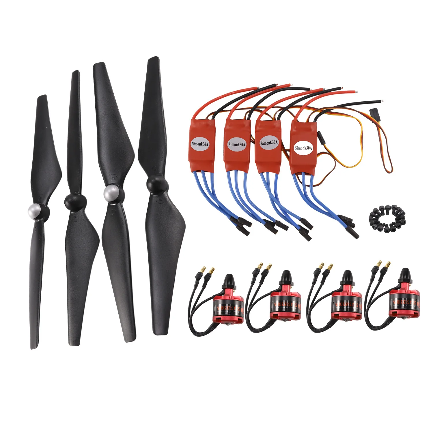 2212 920KV CW CCW бесщеточный двигатель 30A ESC с 5V 2A BEC 9450 Prop для F450 F500 F550 Phantom 2 3 Drone |
