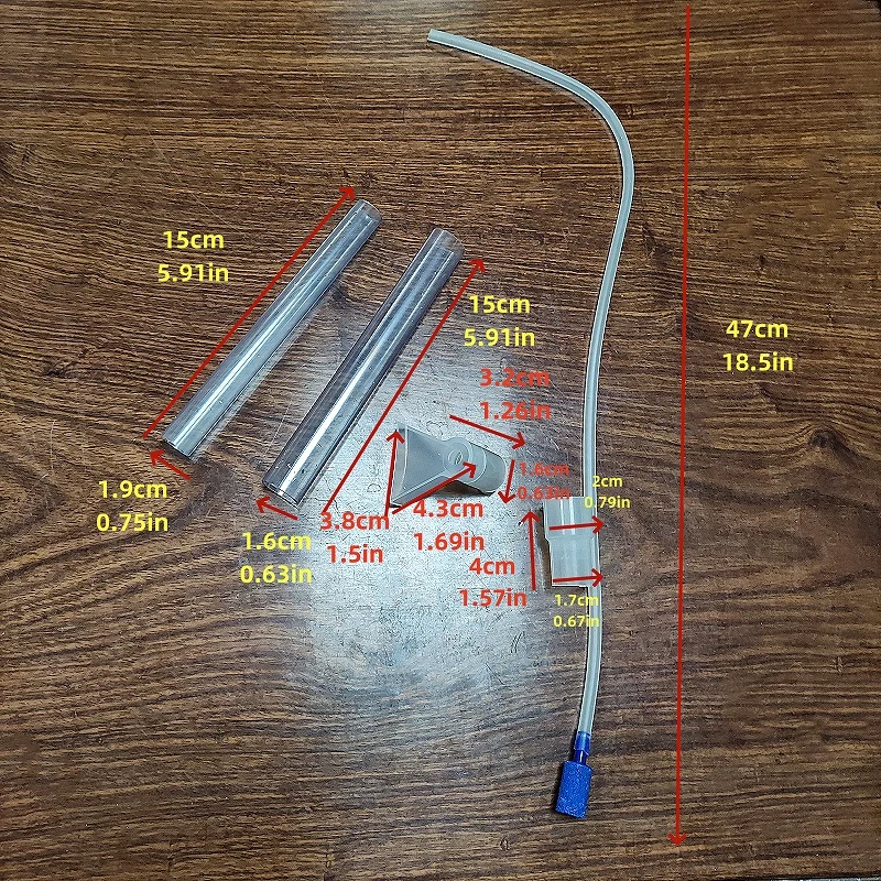9 pcs set aquarium under gravel bottom filter plate for fish tank with expandable filter tube 3