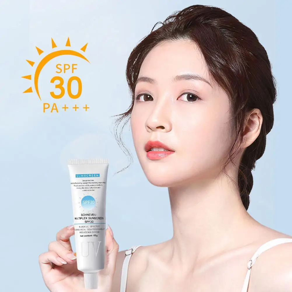 

1pcs Facial Body Sunscreen Whitening Sun Cream Sunblock Protective Cream Skin Anti-Aging Moisturizing Oil-control K1V9