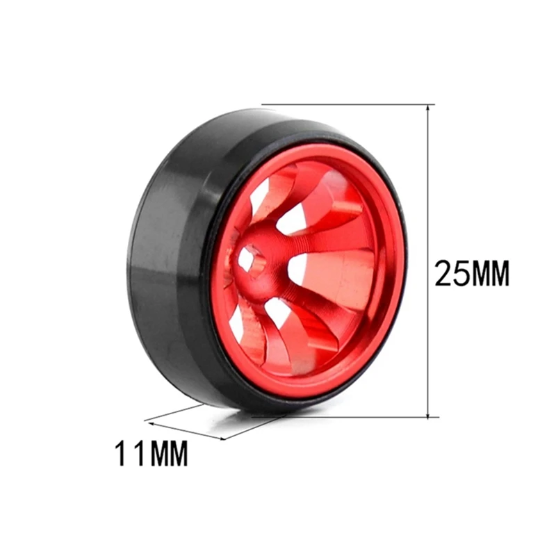 RCカーのタイヤとホイール For WLtoys For Kyosho 1/28 メタル 2ワイド 2