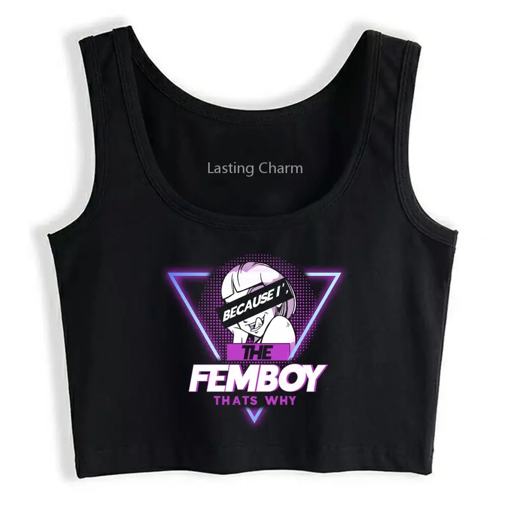 

Женский сексуальный облегающий кроп-топ с рисунком в стиле аниме, Модный хлопковый топ с графическим рисунком, летняя модель