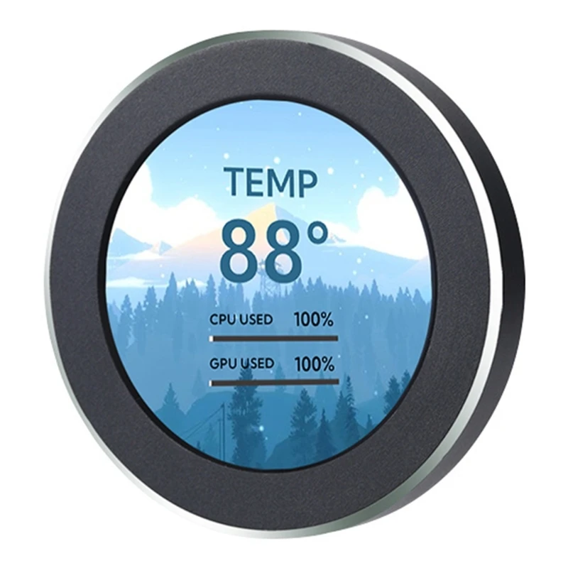 2.1 ġ IPS USB ý ũ 480x480  ÷ CPU GPU HDD , ǻ  360  ȸ