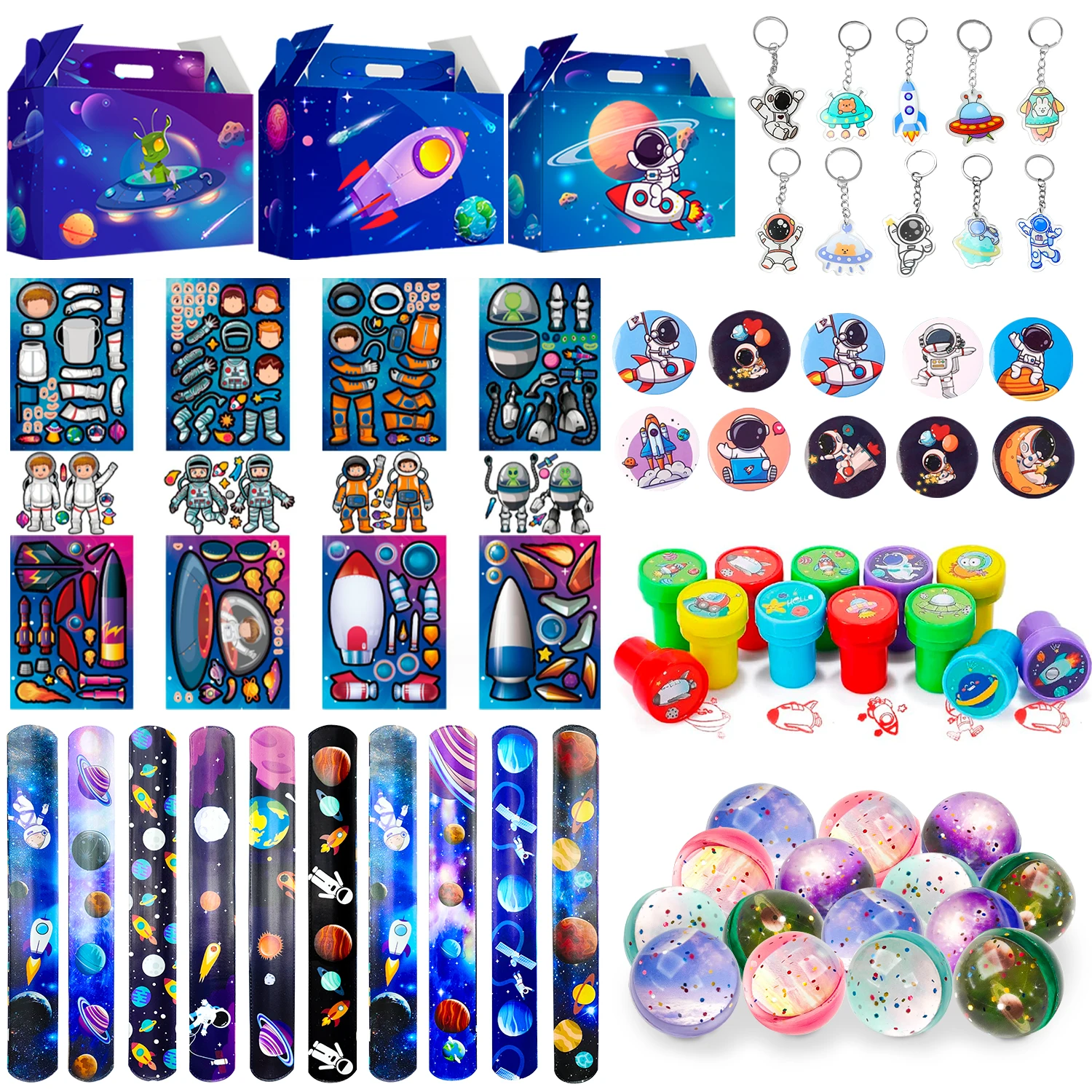 Space Party Favors-70pcs Space Themed Party Favors, Birthday Decorations for Themed Birthday Supplies