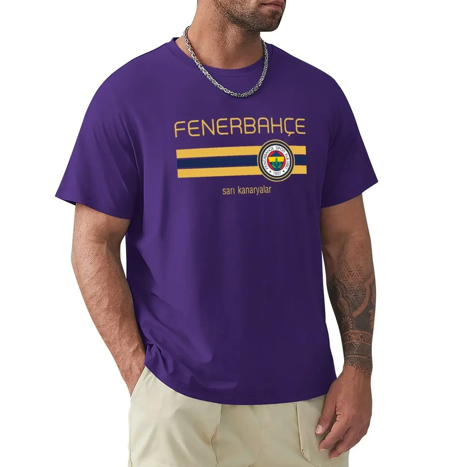 Fenerbahce Home Oversized Classic Summer T-Shirt