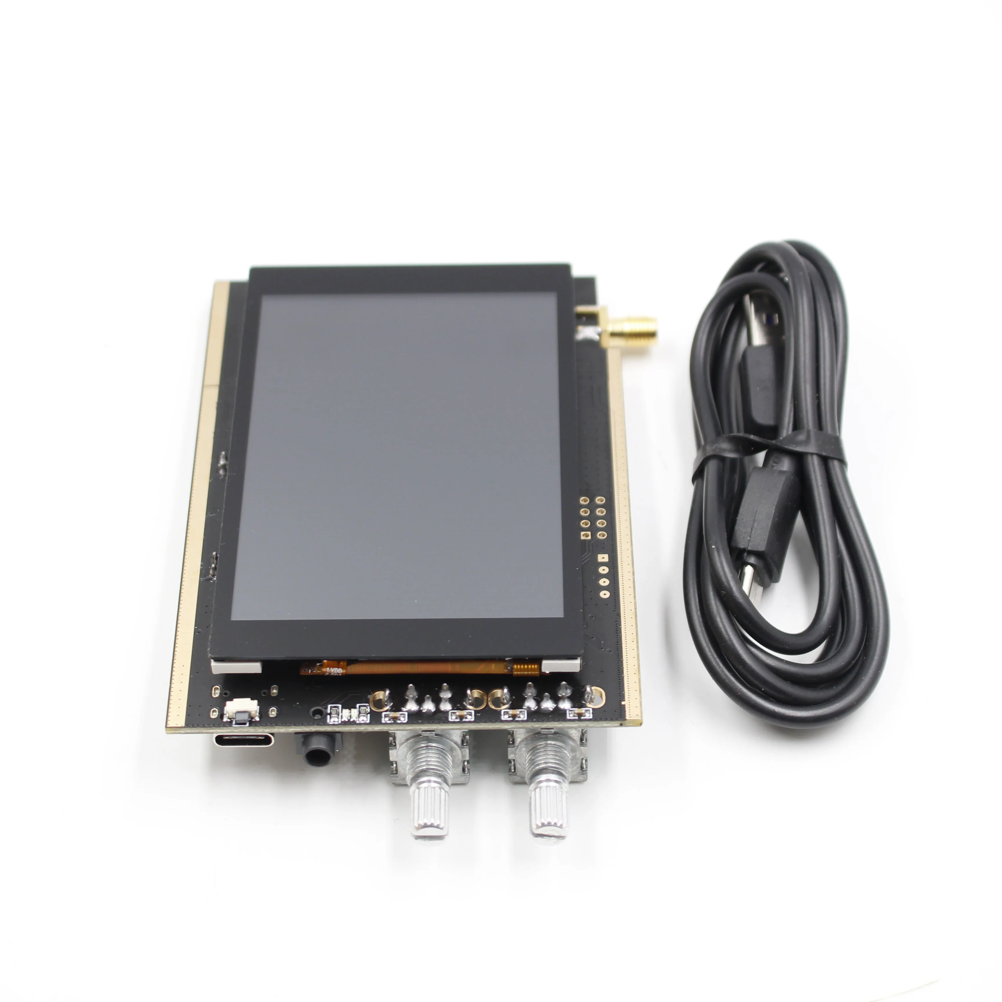 Malahit Ʈ ߿ DSP īƮ ű, SDR , 3.5 ġ LCD  ̽, 4 ̾ PCB CW ڵ, V1.10a, 50Khz-2GHz