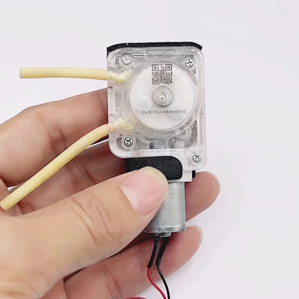 DC 3.7V 5V Small Peristaltic Dosing Pump Mini Self-priming Pump Mute Liquid Water Small Water-cooled Water Suction liquid transfer pump