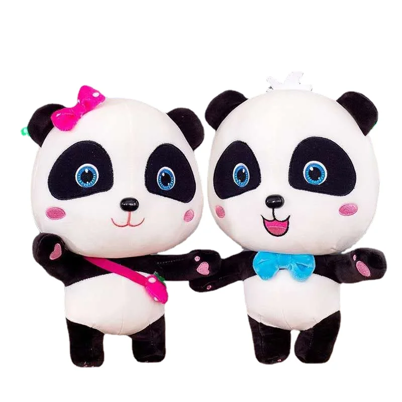 Plushie Babybus Kawaii Panda Plush Toy For Kid Stuffed Gift Baby Regalos Miraculous Infantil Menina Cute Pillow Decoration Soft