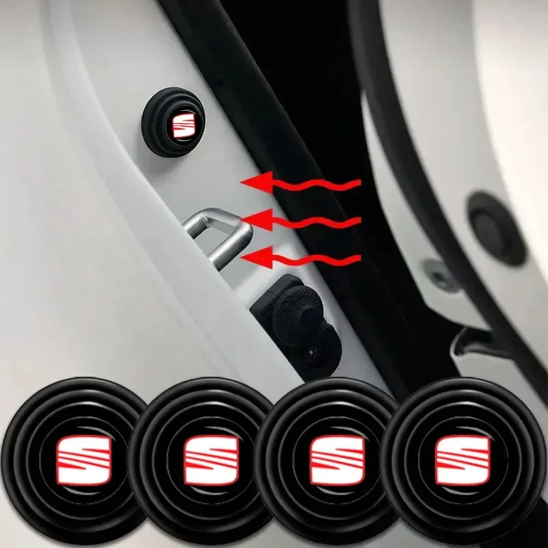 10 Pz Auto Porta Anti-Collisione Guarnizione Ammortizzatore Adesivo Per Seat Leon 5F 6L 6J 6P 6F Fr Ibiza Cupra Altea Toledo Mk1 Mk2 Mk3