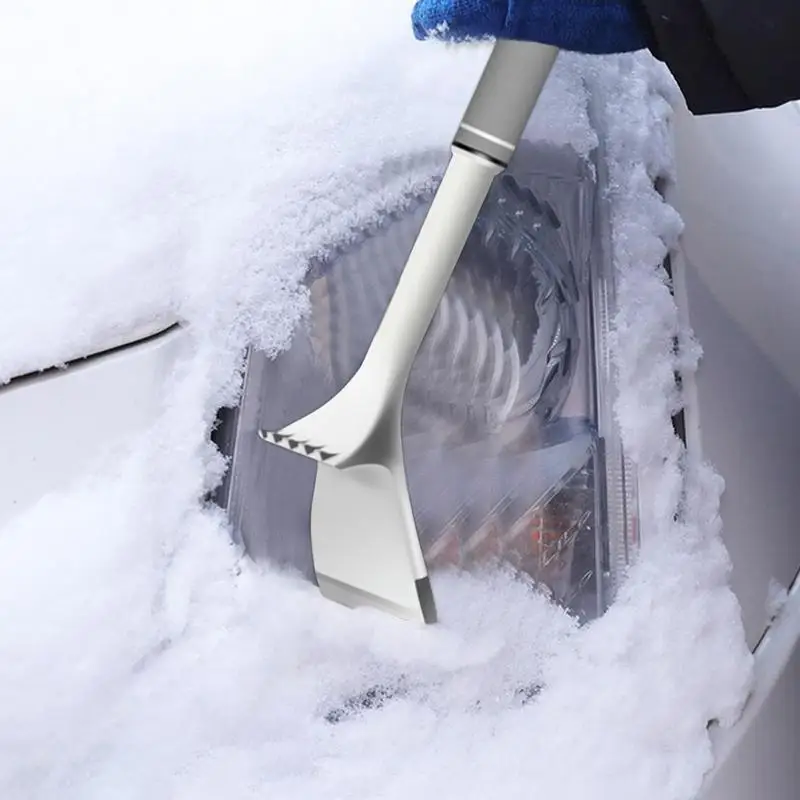 Car Snow Brush Window Snow Scraper with Ergonomic Grip Winter Window Tool Multifunctional Scraper for Cars Trucks SUVs