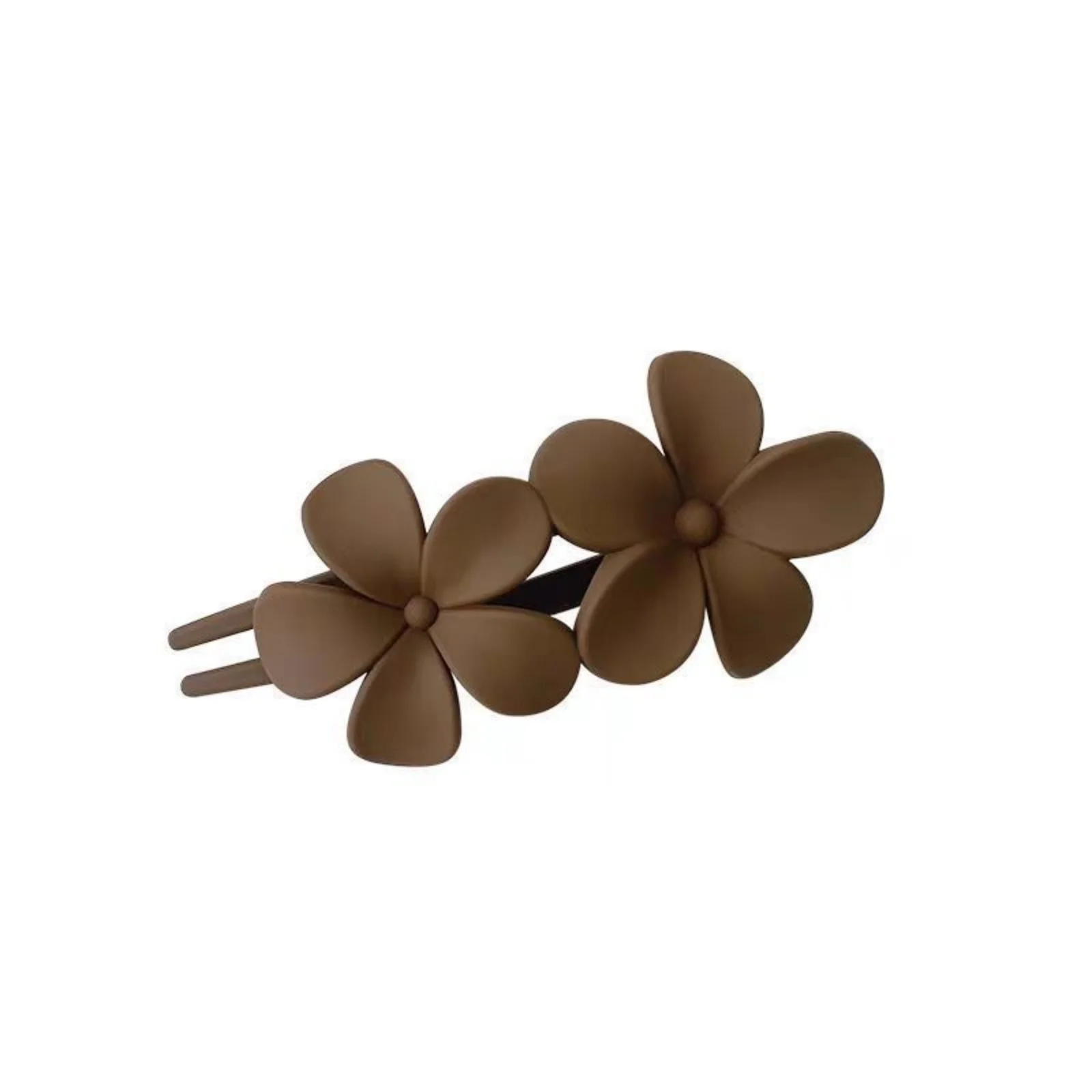 4 Stück Blumen-Haarspangen, modisch, matt, schwarz, Blumen-Haarnadeln, Haarklammern, rutschfeste Haarklemmen, greifen Sie elegante Haar-Accessoires – Detail 9