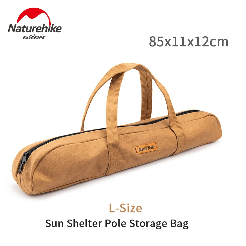Naturehike 85*12cm Portable Storage Bag Camping Accessories Tent Pole Sun Shelter Rod Wear Resisting Hand Bag Big Capacity