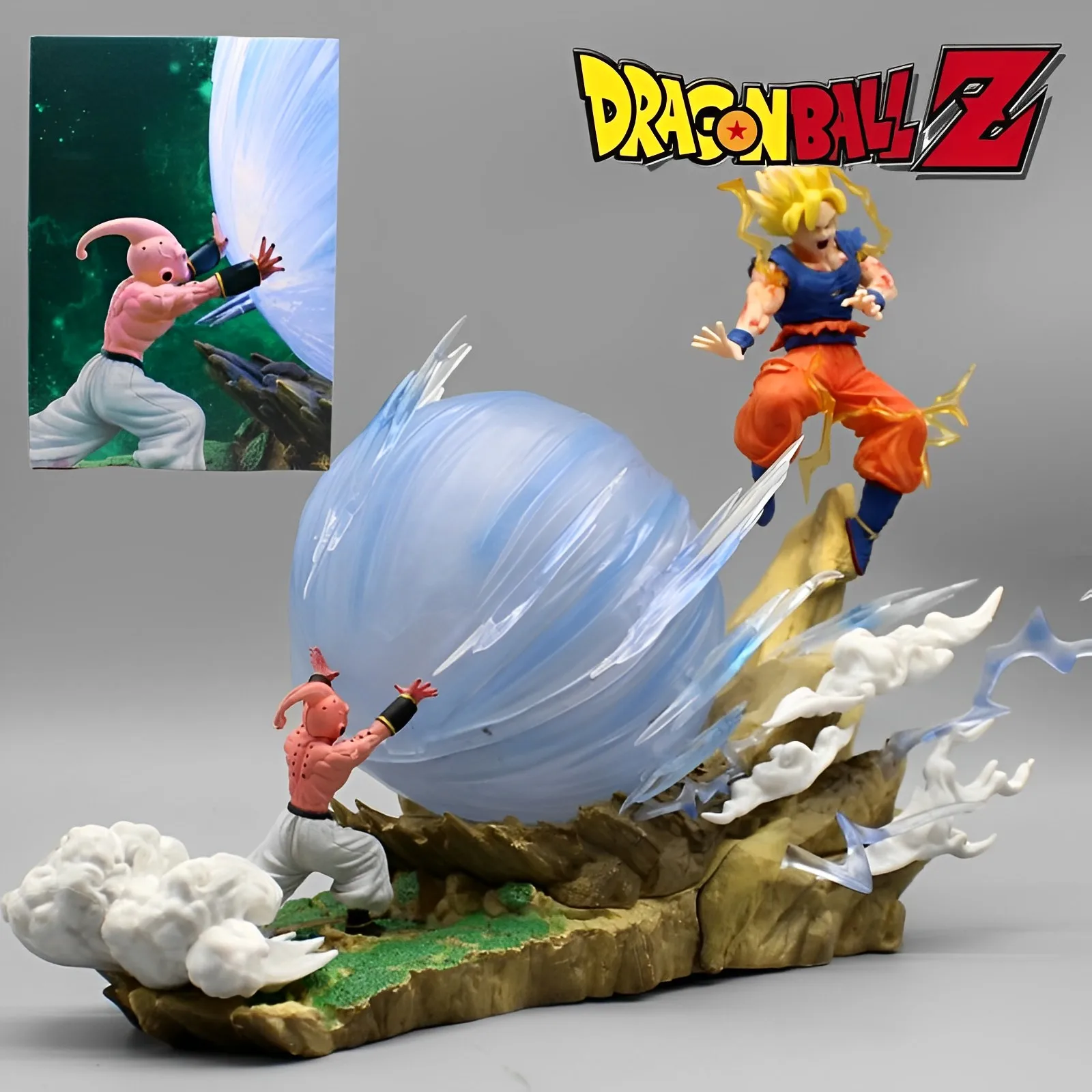 son goku spielzeug Auf-Lager-Anime-Drachen-ball-z-Majin-Buu-vs-Sohn-Goku-Figur-gk-Statue