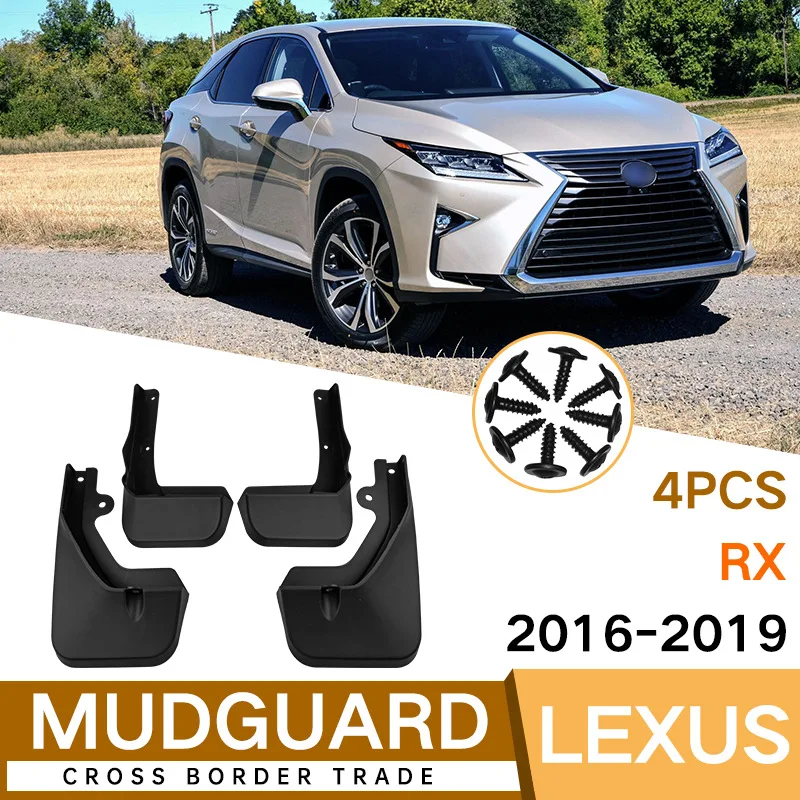 MudFlaps-FOR-Lexus-RX-2016-2019-Car-Splash-Guards-Fender-Set-Parts ...