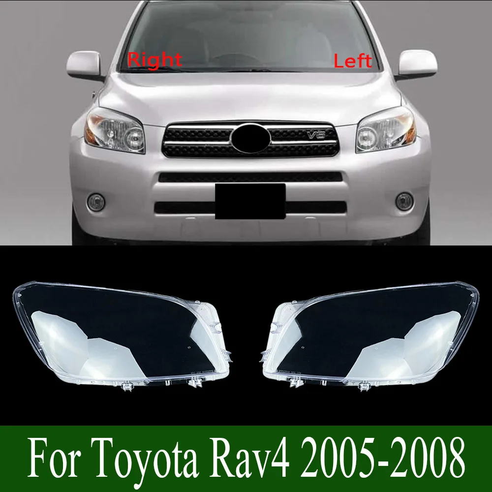 For Toyota Rav4 2005 2008 Headlamp Cover Transparent Lamp Headlight
