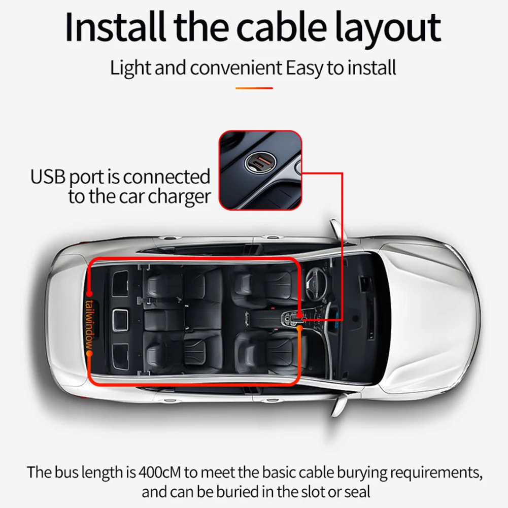 2Pcs LED Car Dynamic Devil Eye Light Sticker USB Car Evil Eyes Warning Lamp Car Decoration Devil Eye Light for Car Decoration