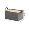 1Ppcs Clothes organizer, foldable household drawer-style clothing wardrobe layered storage box, portable fabric cationic storage 6