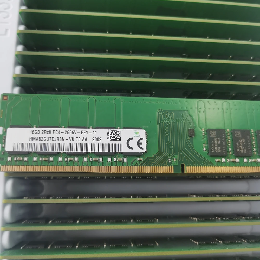 1PCS 16G 16GB 2RX8 PC4-2666V 2666 ECC UDIMM Memory For SK Hynix RAM HMA82GU7DJR8N-VK/HMA82GU7CJR8N-VK 6 1PCS 16G 16GB 2RX8 PC4-2666V 2666 ECC UDIMM Memory For SK Hynix RAM HMA82GU7DJR8N-VK/HMA82GU7CJR8N-VK - Image 4