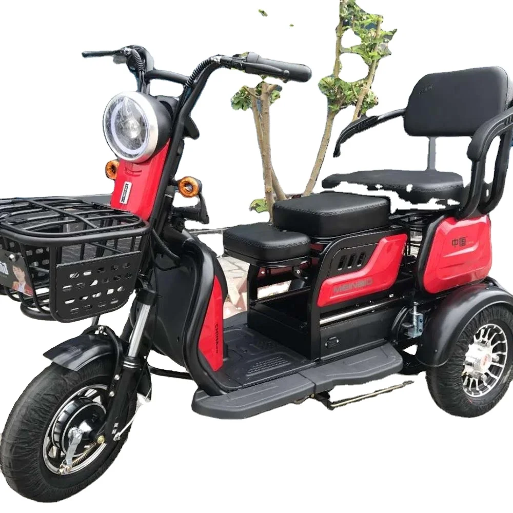 

China Cheap adult electric tricycle 3 Wheeler Electric Vehicle Tricycle For 2 People