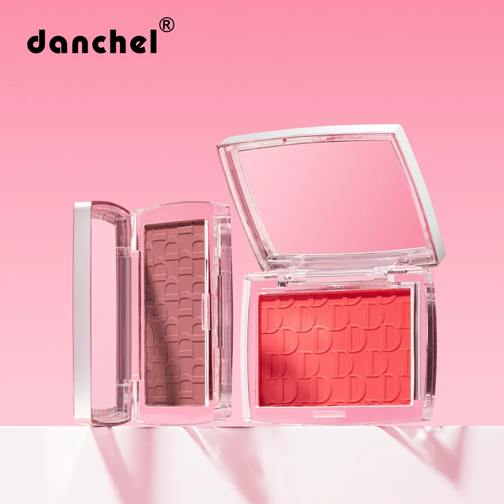 Brightens Embossed Blush Palette Rosy Blusher Facial Blush Powder 3D Relief Blush Palette Brown Cheek Contour Rouge Cosmetics 2