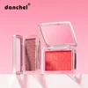 Brightens Embossed Blush Palette Rosy Blusher Facial Blush Powder 3D Relief Blush Palette Brown Cheek Contour Rouge Cosmetics 2
