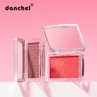 Brightens Embossed Blush Palette Rosy Blusher Facial Blush Powder 3D Relief Blush Palette Brown Cheek Contour Rouge Cosmetics 2