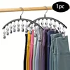 Yoga Pants Hanger, 1/2/4 Counts Space Saving Organizer Storage Hanger with 10 Clips, Durable Clothes Hanger, Clothes Organizer f 1