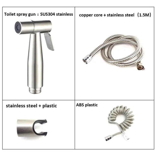 Spruzzatore Bidet Portatile In Acciaio - Kit Per Igiene Intima - Foto 13