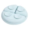 10pcs/Set Baby Children's Tableware Feeidng BPA Free ​Solid Color Food Plates Sucker Dishes Spoon Fork Sippy Cup Baby Stuff 3