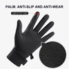 1Pair Winter Outdoor Warm Padded Gloves Touch Screen Non-slip Windproof Waterproof Running Hiking Gloves Stretchy Comfortable 3