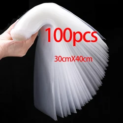 100pcs Pre-Cut Vacuum Sealer Bags for Fresh Food Preservation and Sous Vide Cooking (30cmX40cm)