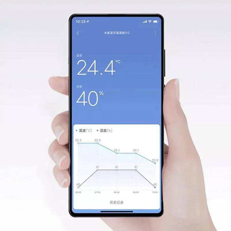 XIAOMI Mijia Bluetooth-compatible Thermometer 2 Wireless Smart Electric Digital Hygrometer Thermometer Work with Mijia APP temperature humidity meter smart thermometer