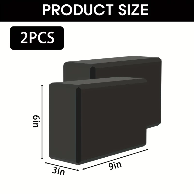 Set of 2 High-Density Foam Yoga Blocks - Lightweight, Supportive, and Odor-Free