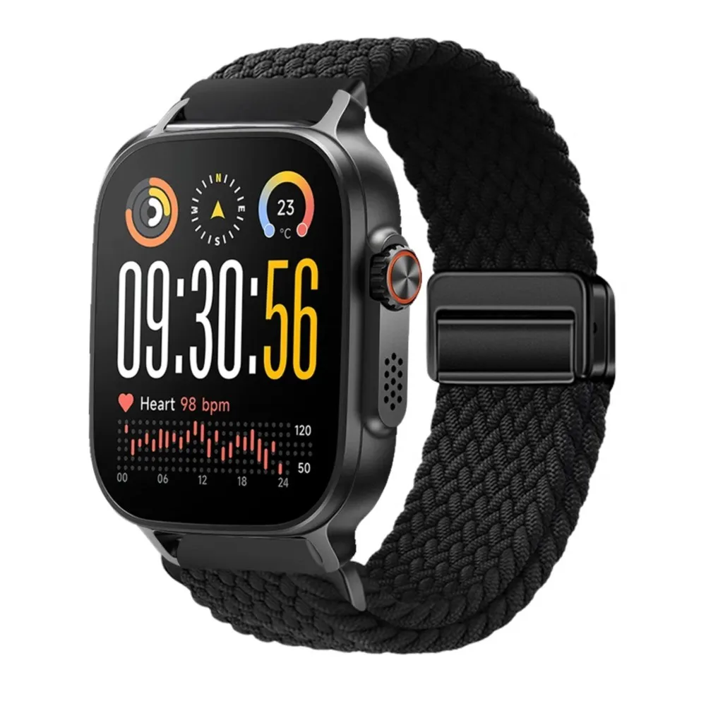 Braided Magnetic Wristband Strap for Smartwatches - Universal 22mm Strap Accessory
