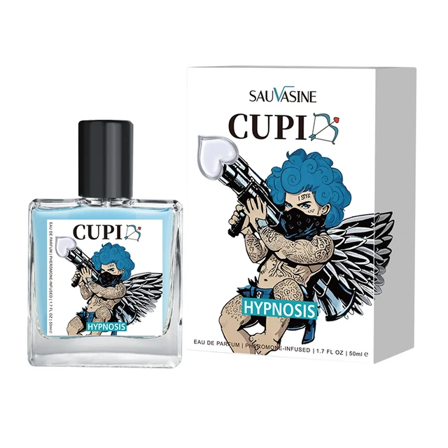 Parfum EDP unisexe, design Cupidon, 50 ml, portable, longue durée, eau de parfum pour hommes et femmes, usage quotidien, marque originale, élégant 1
