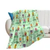 Noodle & Pals Pattern 02 Throw Blanket Plaid Loose Blankets 1