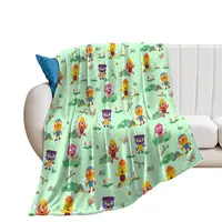 Noodle & Pals Pattern 02 Throw Blanket Plaid Loose Blankets 1