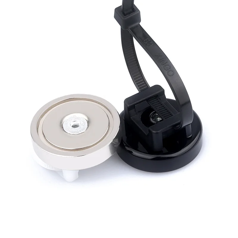 10 Pcs Magnetic Base Strip cable Rubber Coated Magnet Winder Holder Cord Clip Protector magnetic clips,magnetic strip