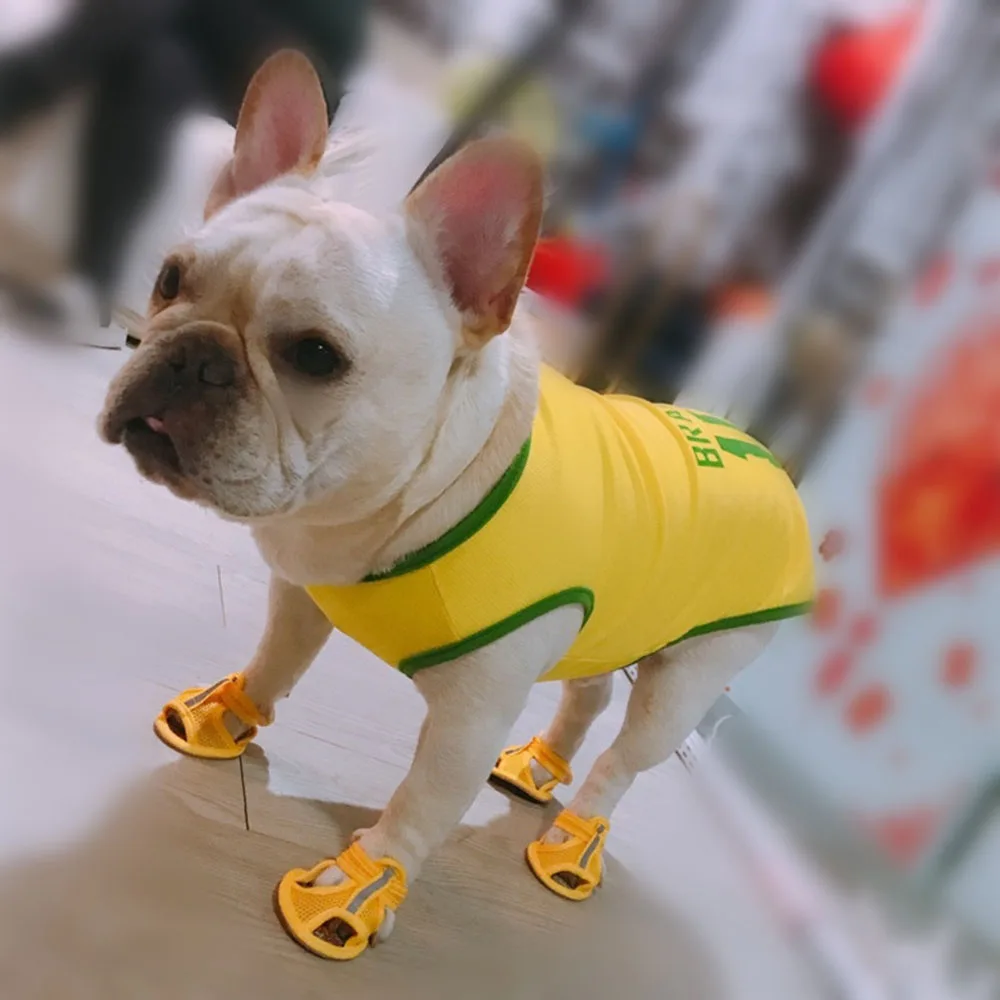 

Breathable Anti-slip Dog Boots, Puppy Shoes, Reflective Sandals, Soft Paw Protectors for Chihuahua, Yorkshire, Poodle, Summer