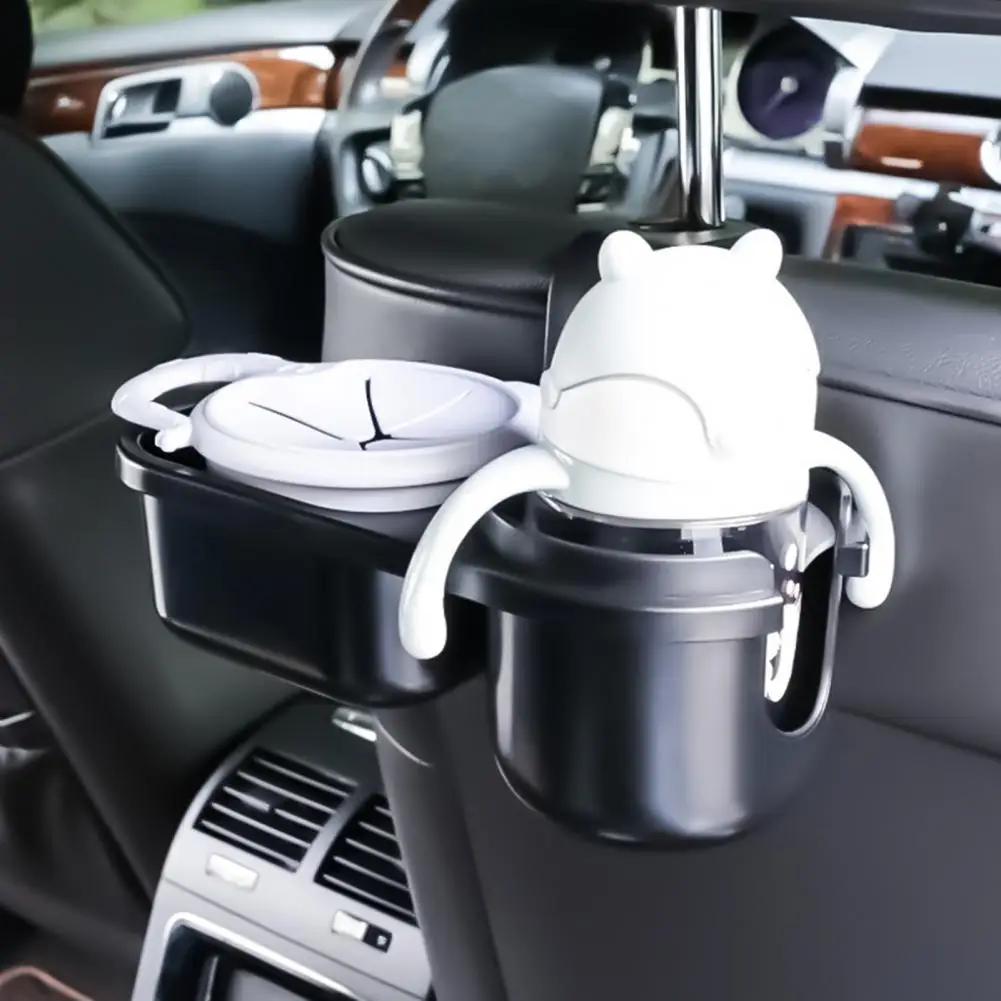 Car Headrest Seat Back Organizer Cup Holder Drink Pocket Food Tray  Universal Liberate Your Hands. for a More Convenient Time in Your Car(Black)  : : Automotive