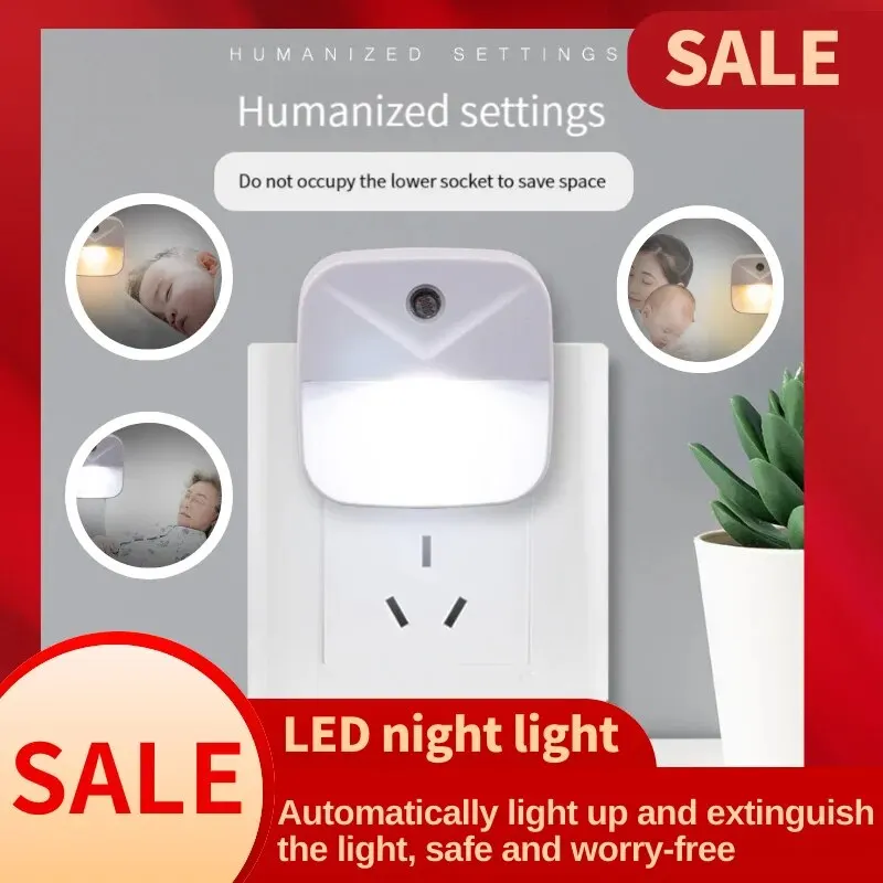 Smart LED Plug-In Sensor Night Light