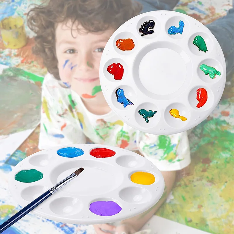 Color Palette Pigment Tray Plastic Office Educational Equipment for Art Students Beginner