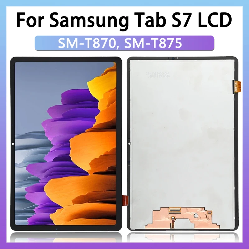 

11-дюймовый ЖК-дисплей T870 для Samsung Tab S7 SM-T870 T875 T876B, ЖК-дисплей, сенсорный экран, дигитайзер, панель в сборе