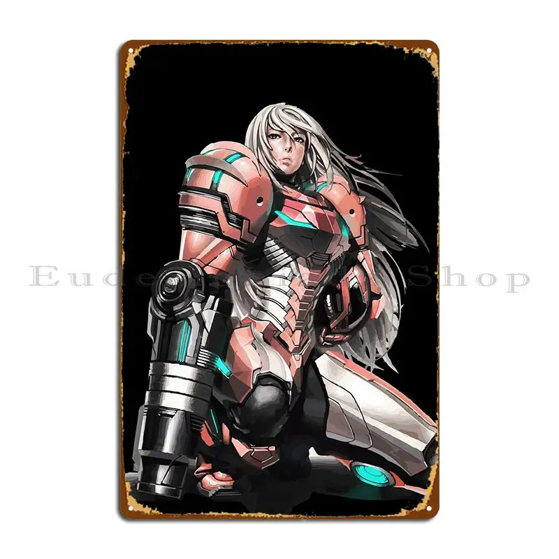 Metroid Metal Signs Design Arrugginito Classic Cinema Design Tin Sign Poster