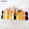 22Tips Semi-Cured Gel Nail Patch Slider Adhesive Waterproof Long Lasting Aurora Full Cover Gel Nail Sticker UV Lamp Needed 3